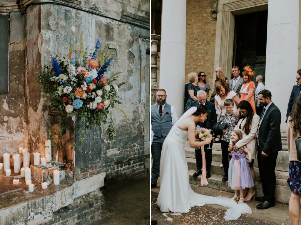 London Wedding Ceremony at Asylum Chapel in Caroline Gardens - Alternative Wedding Photography We Heart Pictures