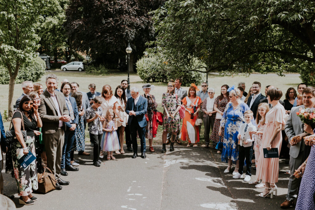 London Wedding Ceremony at Asylum Chapel in Caroline Gardens - Alternative Wedding Photography We Heart Pictures