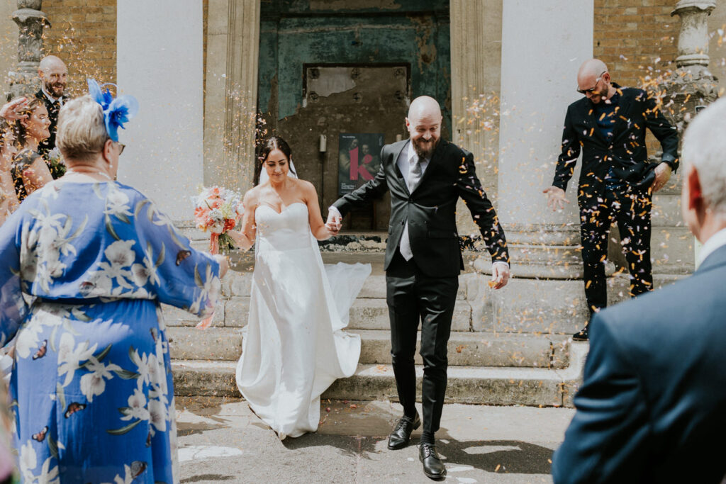 London Wedding Ceremony at Asylum Chapel in Caroline Gardens - Alternative Wedding Photography We Heart Pictures