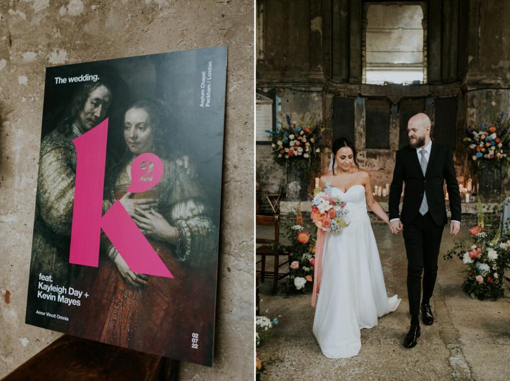 Amazing Wedding stationary London Wedding Ceremony at Asylum Chapel in Caroline Gardens - Alternative Wedding Photography We Heart Pictures
