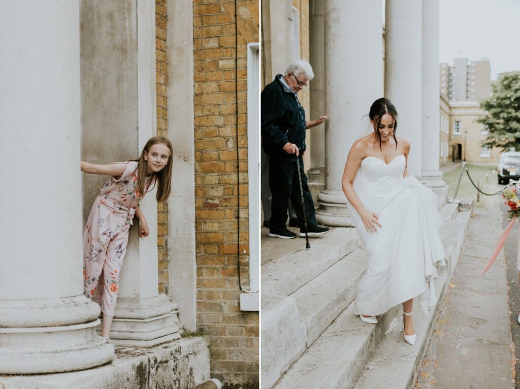 London Wedding Ceremony at Asylum Chapel in Caroline Gardens - Alternative Wedding Photography We Heart Pictures