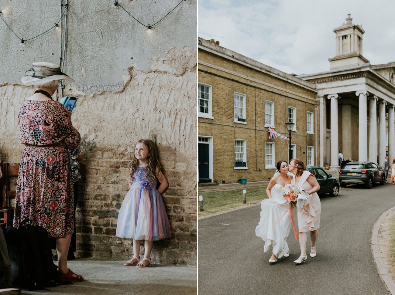 London Wedding Ceremony at Asylum Chapel in Caroline Gardens - Alternative Wedding Photography We Heart Pictures 