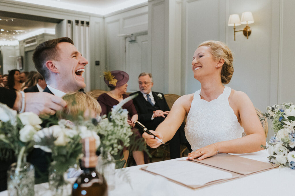 Wedding at Bingham Riverhouse Hotel, Alternative Wedding Photography WeHeartPictures