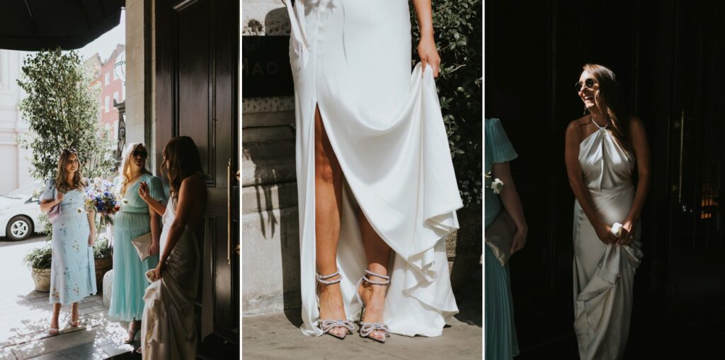London wedding at Old Marylebone Town Hall and Petersham Nurseries in Covent Garden Alternative Wedding Photographer We Heart Pictures