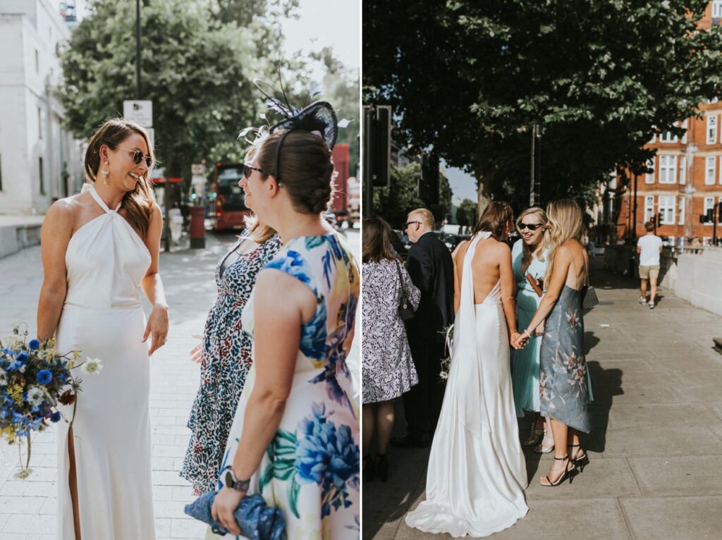 London wedding at Old Marylebone Town Hall and Petersham Nurseries in Covent Garden Alternative Wedding Photographer We Heart Pictures