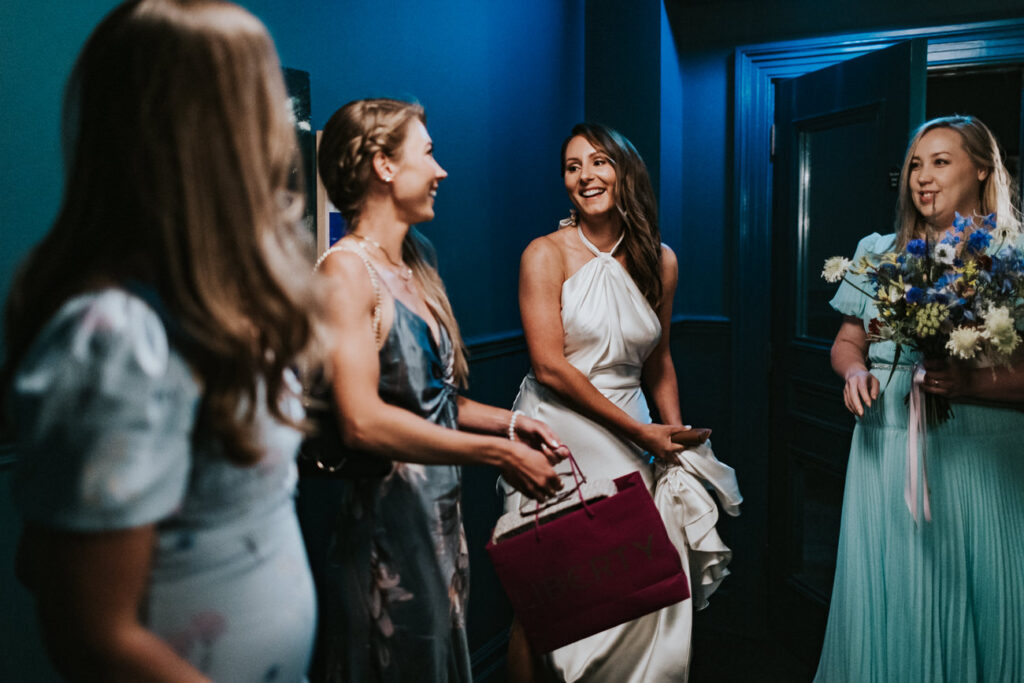 London wedding at Old Marylebone Town Hall and Petersham Nurseries in Covent Garden Alternative Wedding Photographer We Heart Pictures