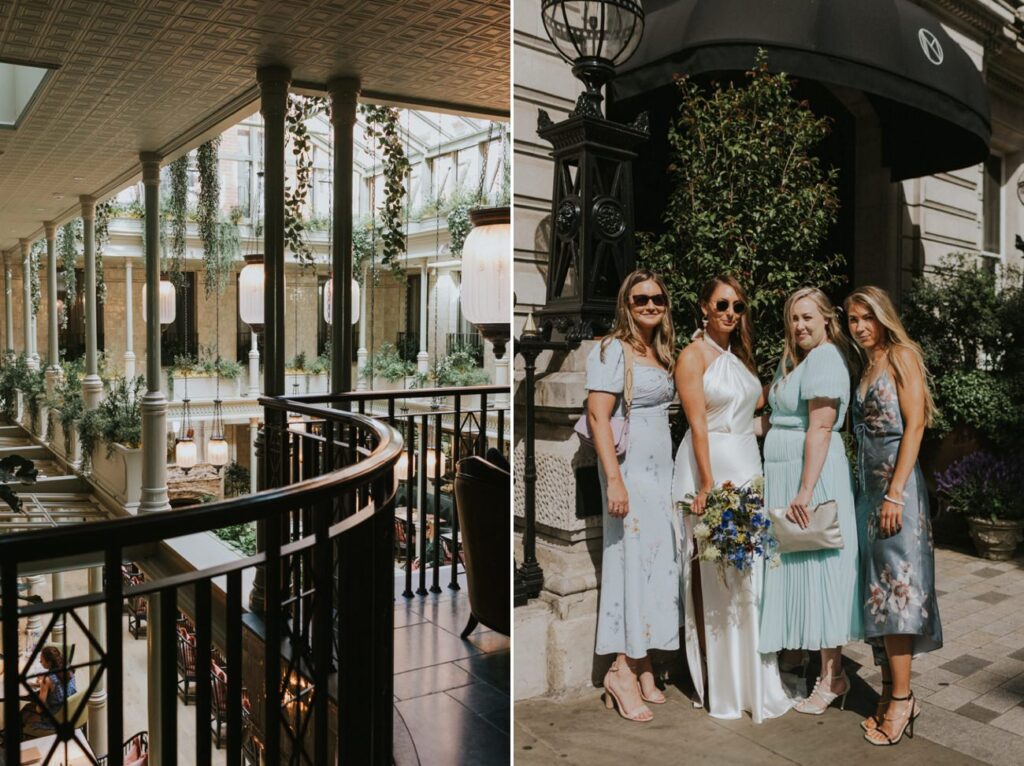 London wedding at Old Marylebone Town Hall and Petersham Nurseries in Covent Garden Alternative Wedding Photographer We Heart Pictures