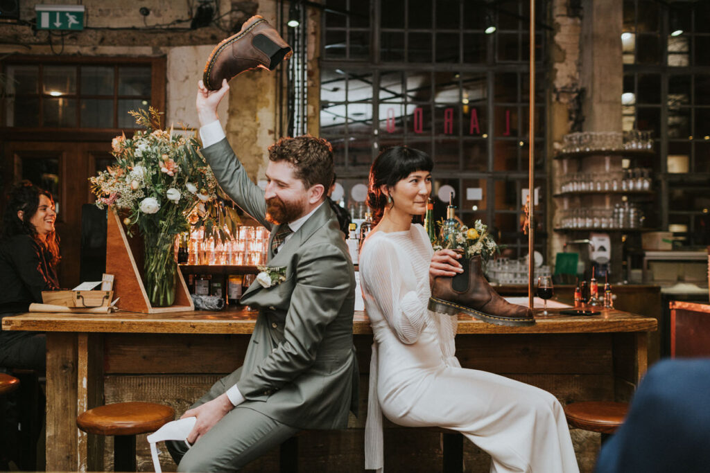 Hackney LARDO wedding / London Alternative Wedding Photographer