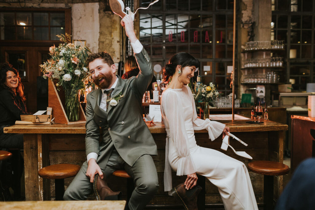 Hackney LARDO wedding / London Alternative Wedding Photographer