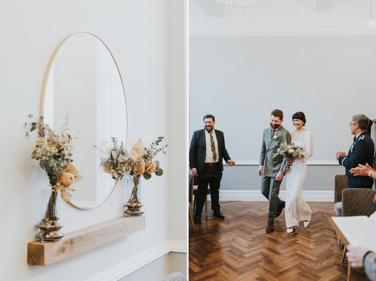 London Islington Town Hall and LARDO / Alternative Wedding Photographer