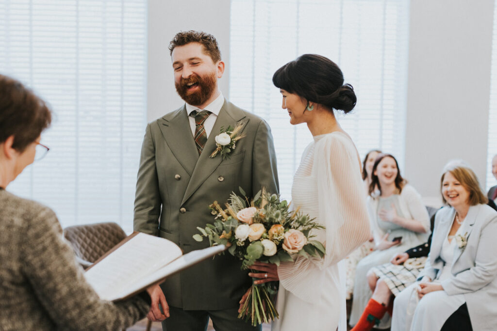London Islington Town Hall and LARDO / Alternative Wedding Photographer