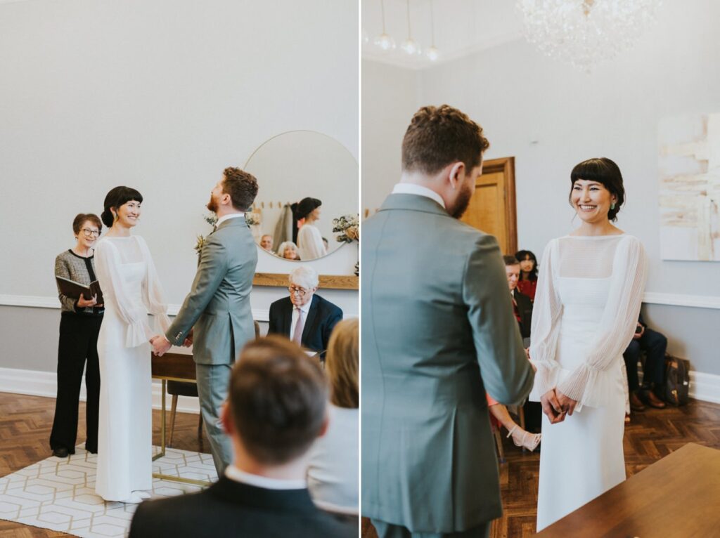 London Islington Town Hall and LARDO / Alternative Wedding Photographer