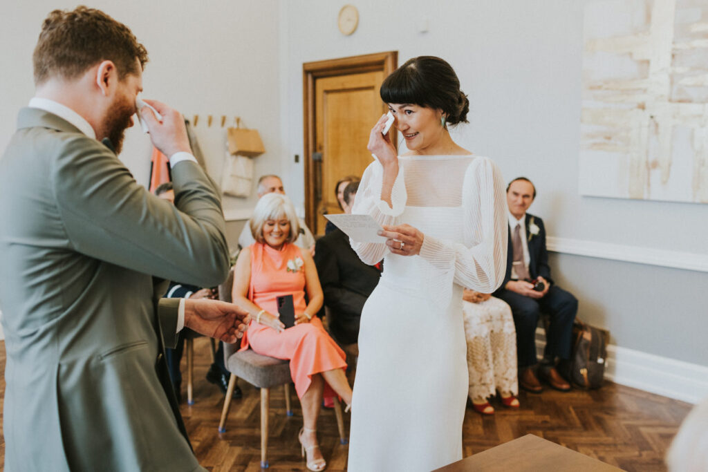 London Islington Town Hall and LARDO / Alternative Wedding Photographer