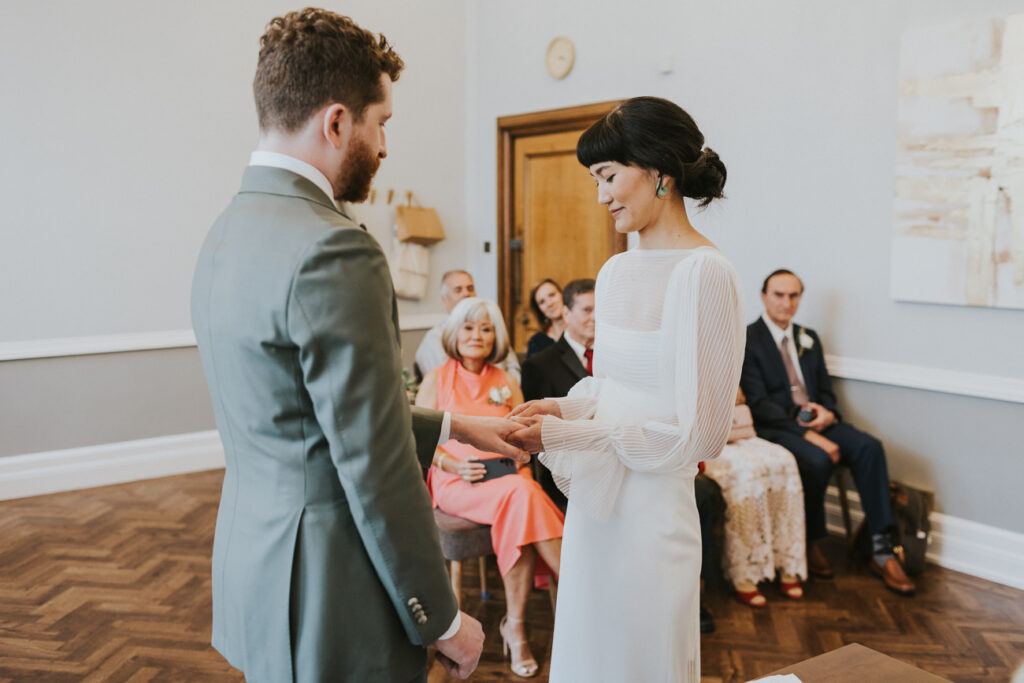 London Islington Town Hall and LARDO / Alternative Wedding Photographer
