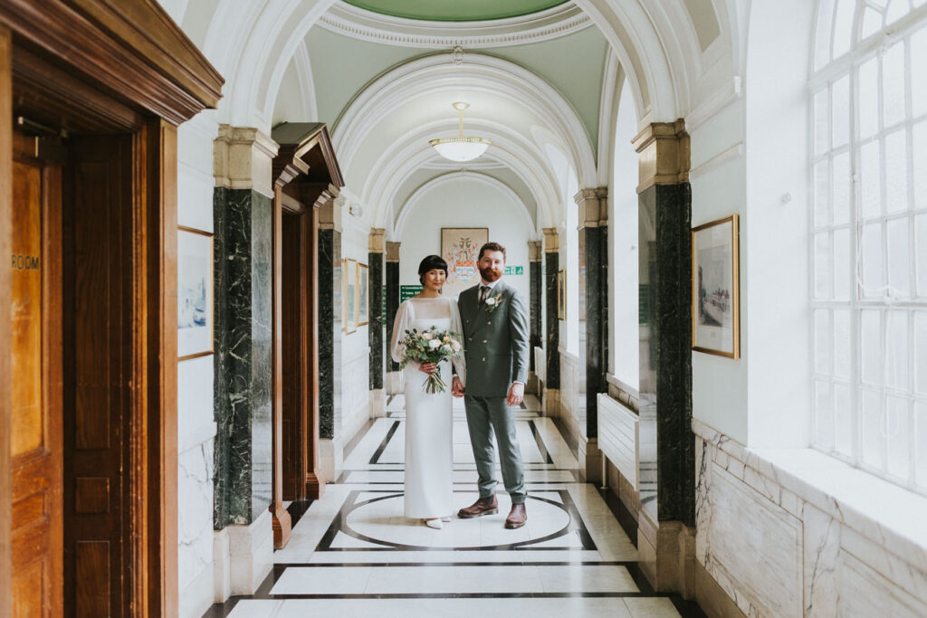London Islington Town Hall and LARDO / Alternative Wedding Photographer
