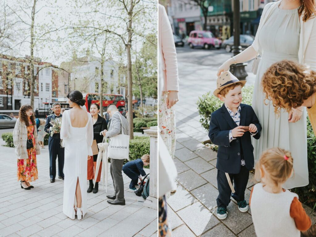 London Islington Town Hall and LARDO / Alternative Wedding Photographer
