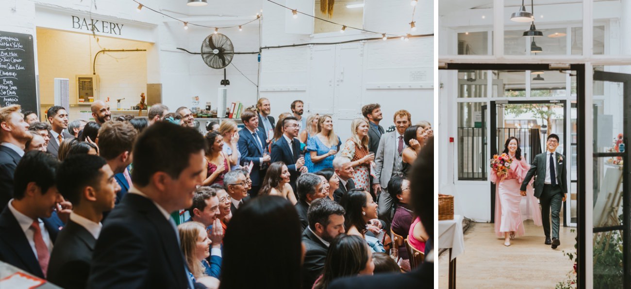 Small wedding in London with a cosy feel